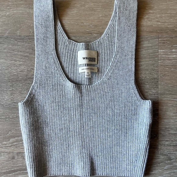 Aritzia Tops - Aritzia Wilfed Free Sculpt knit crop top